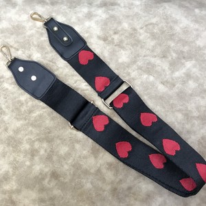 Small Bag/Wallet Red Shoulder Strap black