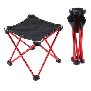 Outdoor Good Chair Folded Chair Stool Compact Carry Fishing Camp Storage Bag Attached