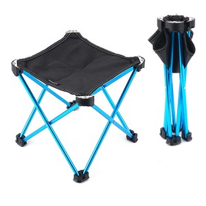 Outdoor Good Chair Folded Chair Stool Compact Carry Fishing Camp Storage Bag Attached