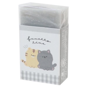 Eraser Soft and fluffy Thyme Color Matomaru-kun Eraser cat