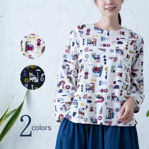 Happy Ply Repeating Pattern Print Blouse