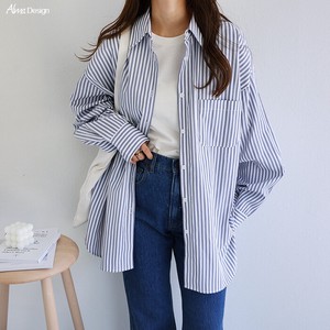 Color Stripe Long Sleeve Shirt 2