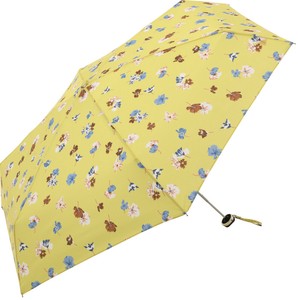 Umbrella Folding Umbrella Zipper Pouch Flora Mini
