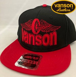 vanson wheel wing CUSTOM COTTON TWILL CUP (キャップ) [2022秋冬新作]