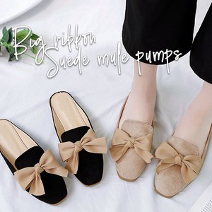Mules Ribbon Suede