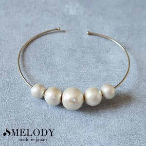 Bracelet Cotton Pearl Bangle Pearl Made in Japan made 2