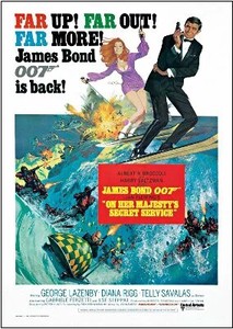 ■輸入ポストカード★007　James Bond On Her Majesty's Secret Service