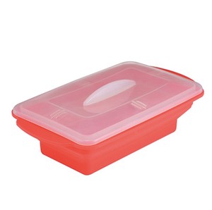 Heating Container/Steamer Red Silicon