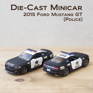 ダイキャストミニカー(M) 5" 2015 Ford Mustang GT (Police)【ロット12台】