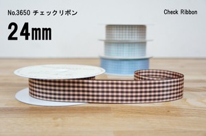 Checkered Ribbon No.3 650 Checkered Ribbon 4 mm Cut Selling Gingham Check