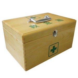 日進医療器 リーダー 木製救急箱 Mサイズ