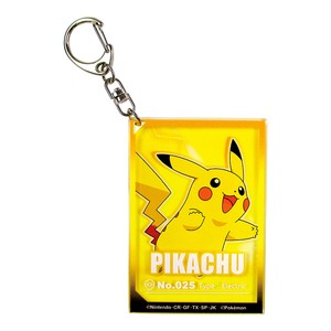 Small Item Organizer Key Chain Pikachu Pokemon Acrylic