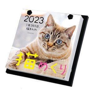 【中央経済社】カレンダー 猫めくり　日めくりカレンダー 2023
