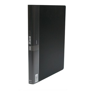 名刺整理帳　ブラック　A4−L　30穴　日本製