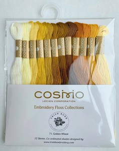 COSMO Embroidery Thread assorted pack by Trishembroidery.com Color No. 71