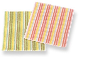 Jacquard Towel Handkerchief Spring Stripe
