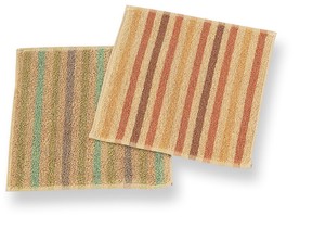Jacquard Towel Handkerchief 10 Pcs Stripe