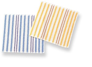 Jacquard Towel Handkerchief Marine Stripe
