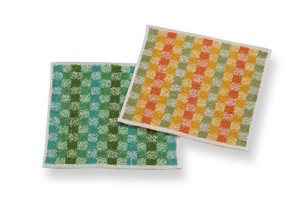 Jacquard Towel Handkerchief Checkered