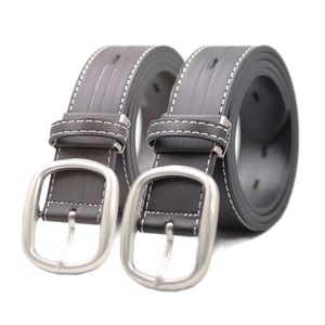 Line Synthetic Leather Casual Belt Leather Belt Punching pin Belt Denim