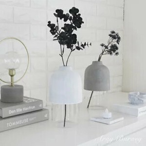 Flower Vase 2 2 Color Konku Glass Gray Interior Flower Vase Flower Vase