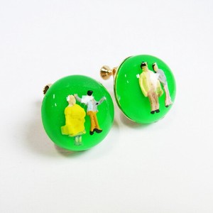 Clip-On Earring Gold Post 20mm Made in Japan