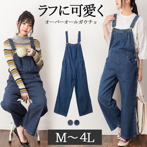 Casual Overall Gaucho Pants Long Overall Connection 2