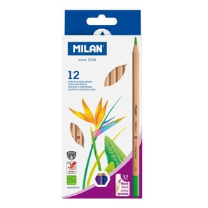 MILAN 色鉛筆 12色 3.5mm 0722112