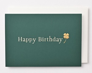Greeting Card Happy Birthday Clover