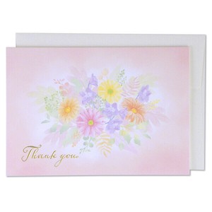 Thank you Card Flower Illustration Thank you