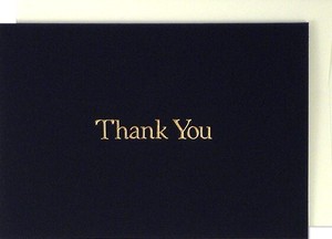 Thank you Card Thank Character Plain