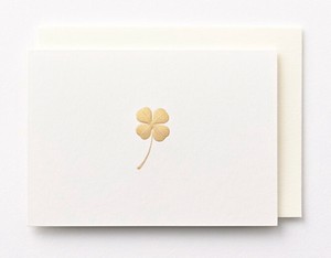 Greeting Card Foil Stamping Clover