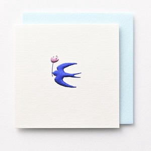 Greeting Card Foil Stamping Mini Swallow