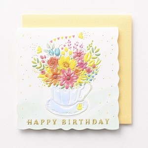 Greeting Card Mini Casual Flowers