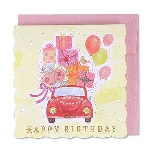 Birthday MIN CARD Cutters/Mold Car Gift Box Balloon Casual