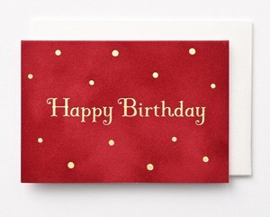 Greeting Card Mini Happy Birthday Dot Popular Seller