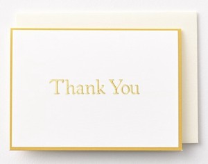 Greeting Card Foil Stamping Thank You Popular Seller
