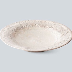 siksak/risti プレート（L）　大皿　日本製　陶器　兵山窯