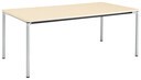会議テーブル　JUTO　角形天板　4本塗装脚アジャスター