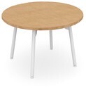 テーブル　フランカ　円形スチール4本脚　ハイグレード天板