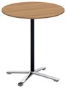 会議テーブル　ビエナ　固定円形天板　ハイタイプポリッシュ脚