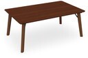 テーブル　フランカ　角形木製4本脚　スタンダード天板