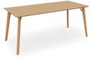 テーブル　フランカ　角形木製4本脚　ハイグレード天板