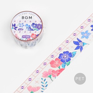 BGM Washi Tape Sten Glass Dream Flower 20mm 5 2
