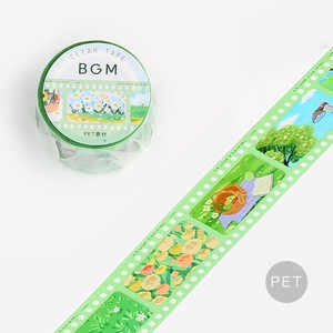 BGM マスキングテープ /MASKING　TAPE「 スペシャル フィルム・緑」 30mm＊5m　2022秋冬新作