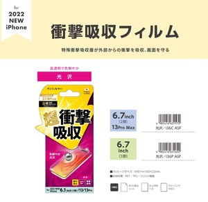 for 2022 iPhone Impact Absorption Film Gloss 6 7 2 3