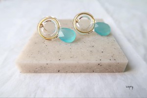 Pierced Earrings Gold Post