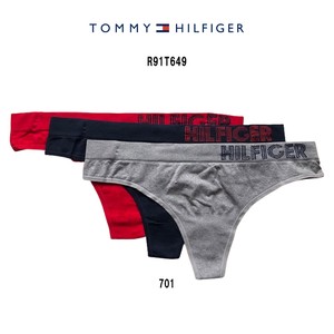TOMMY HILFIGER(トミーヒルフィガー)レディース Tバック ショーツ 女性用 下着  3枚セット R91T649