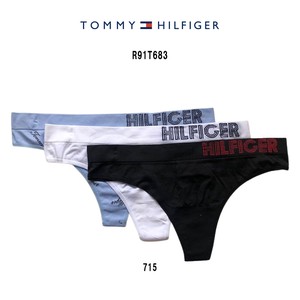 TOMMY HILFIGER(トミーヒルフィガー)レディース Tバック ショーツ 女性用 下着  3枚セット R91T683
