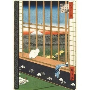 ドイツより輸入■ポストカード■Utagawa　Hiroshige　 歌川広重